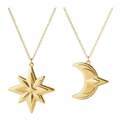 2024 Christmas ornament 2 pieces, Gold-plated