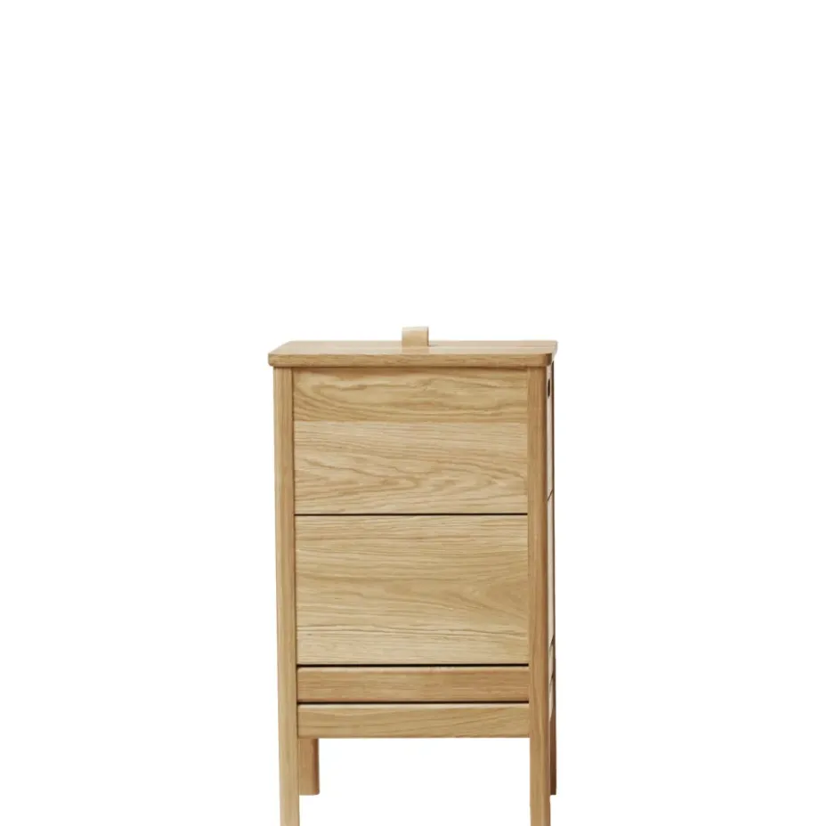 A Line laundry basket, Oak