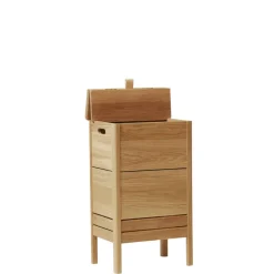 A Line laundry basket, Oak