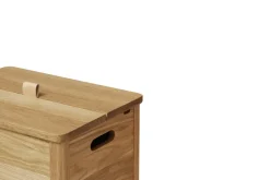 A Line laundry basket, Oak