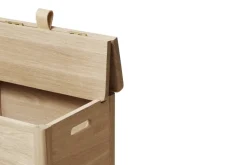 A Line laundry basket, White oak