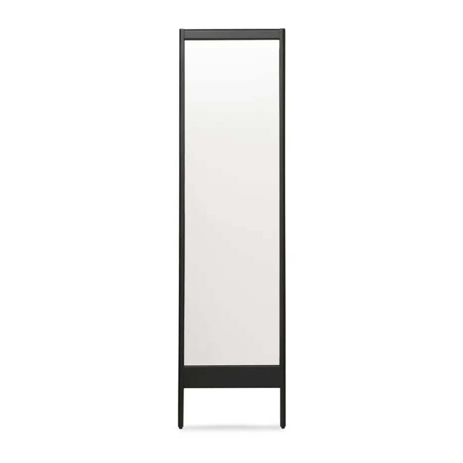 A Line wall mirror, Black