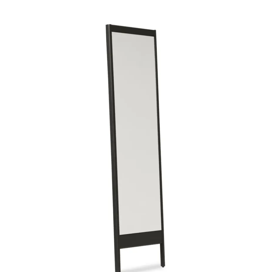 A Line wall mirror, Black
