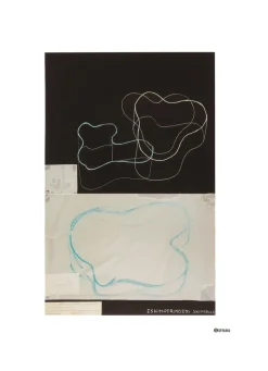 Aalto art Sketch black poster, 50x70 cm