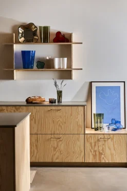 Aalto art Sketch blue poster, 50x70 cm