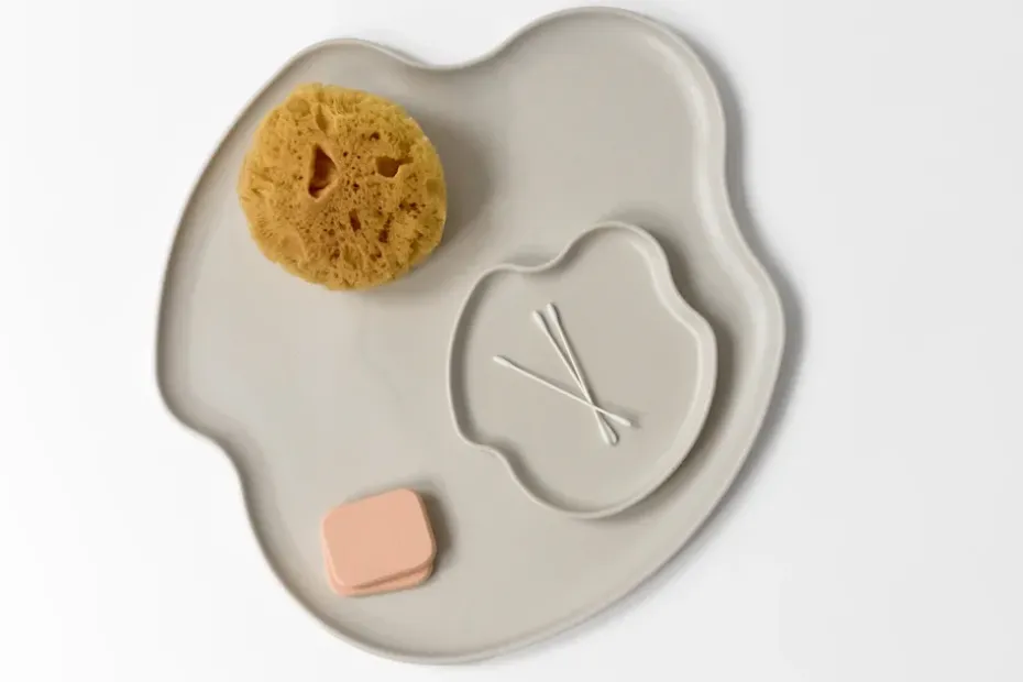 Aalto decorative tray, Sand, 15 cm