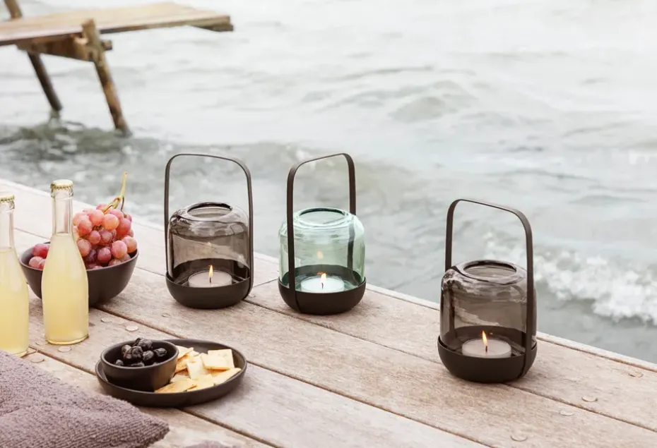 Acorn lantern, Mint green