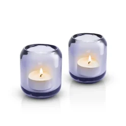 Acorn tealight holder 2 pack, Grape