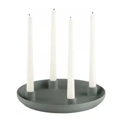 ADVENT candlestick Ø27 cm, Duck green