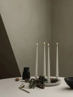 ADVENT candlestick Ø27 cm, Moonbeam