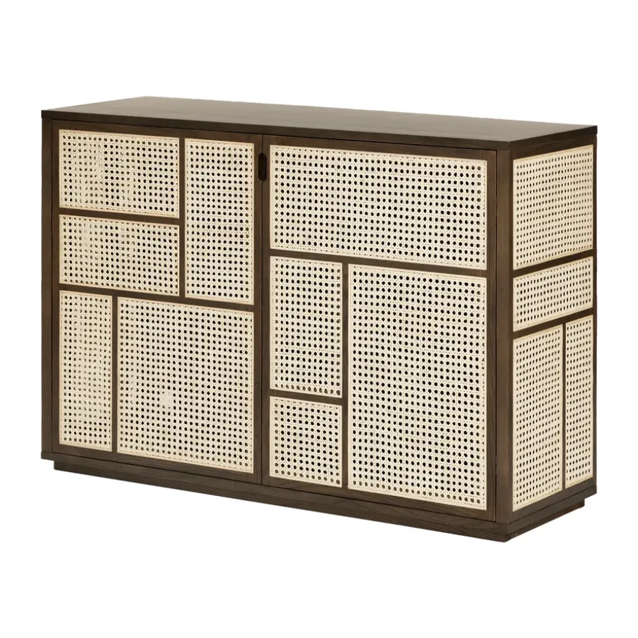 Air side table, Dark oak