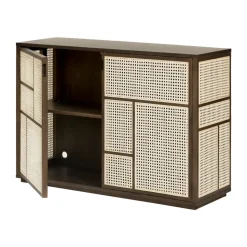 Air side table, Dark oak