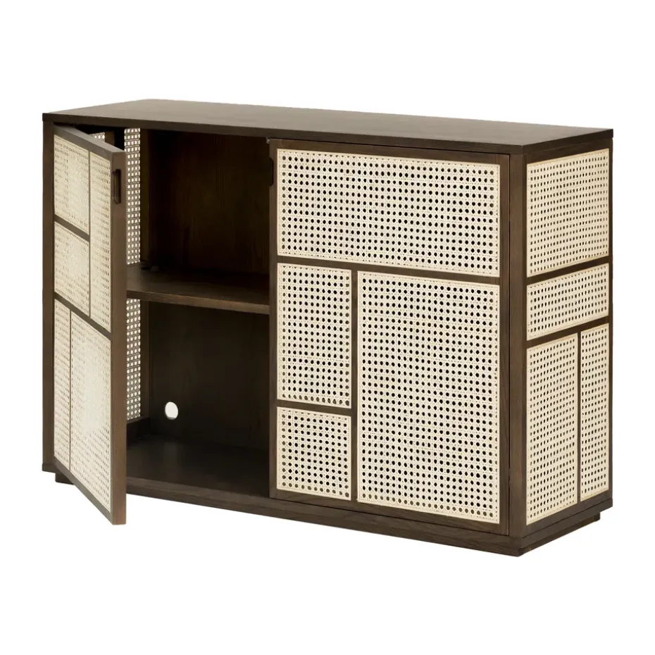 Air side table, Dark oak