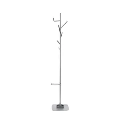 Alfred hanger with umbrella holder, Light grey