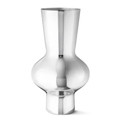 Alfredo vase stainless steel, large, 47 cm