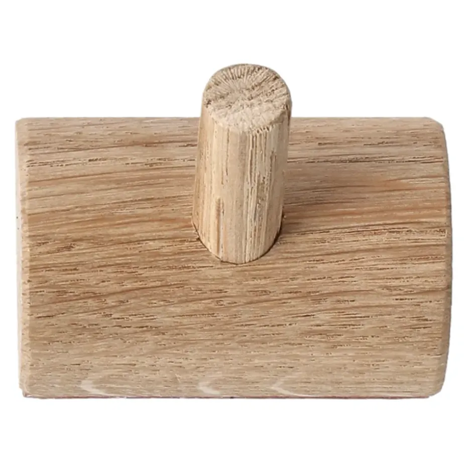 Allsarp hook rack 1 hook, Oak