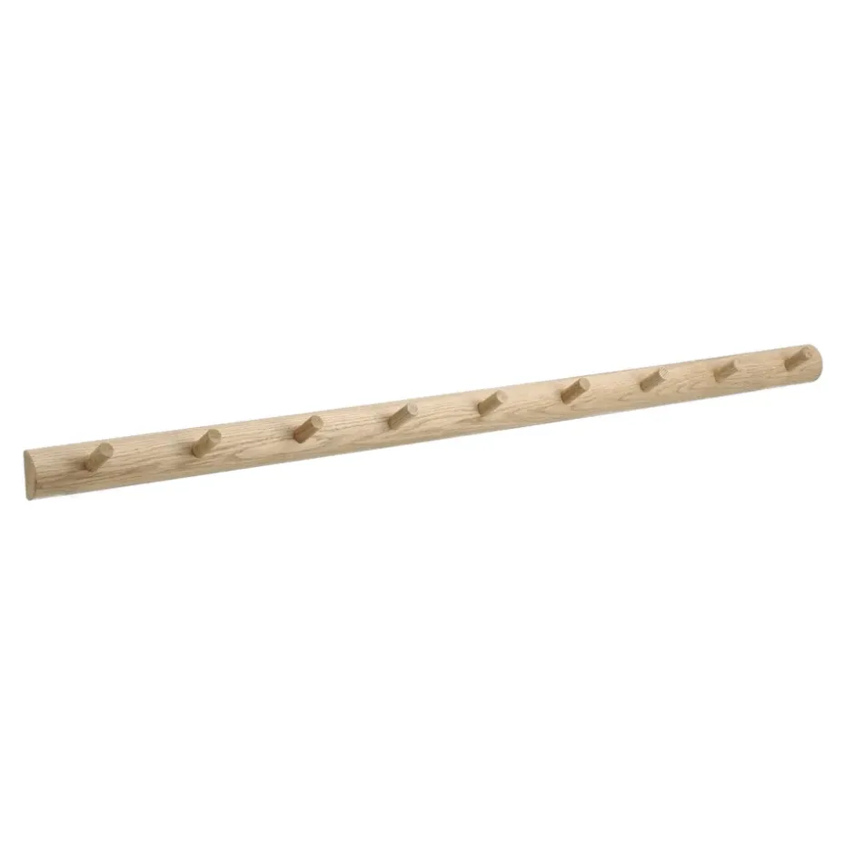 Allsarp hook rack 9 hooks, Oak