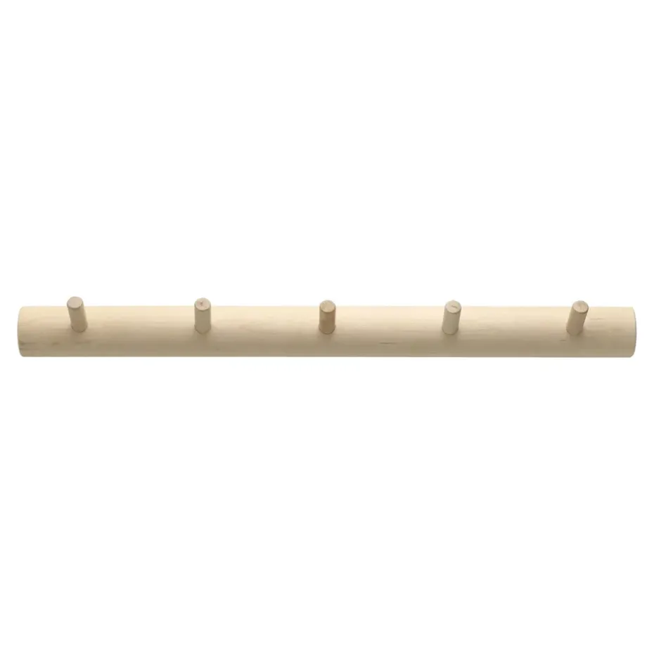 Allsarp hook rack 5 hooks, Birch