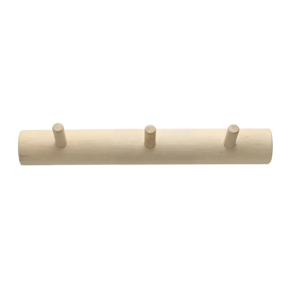 Allsarp hook rack 3 hooks, Birch