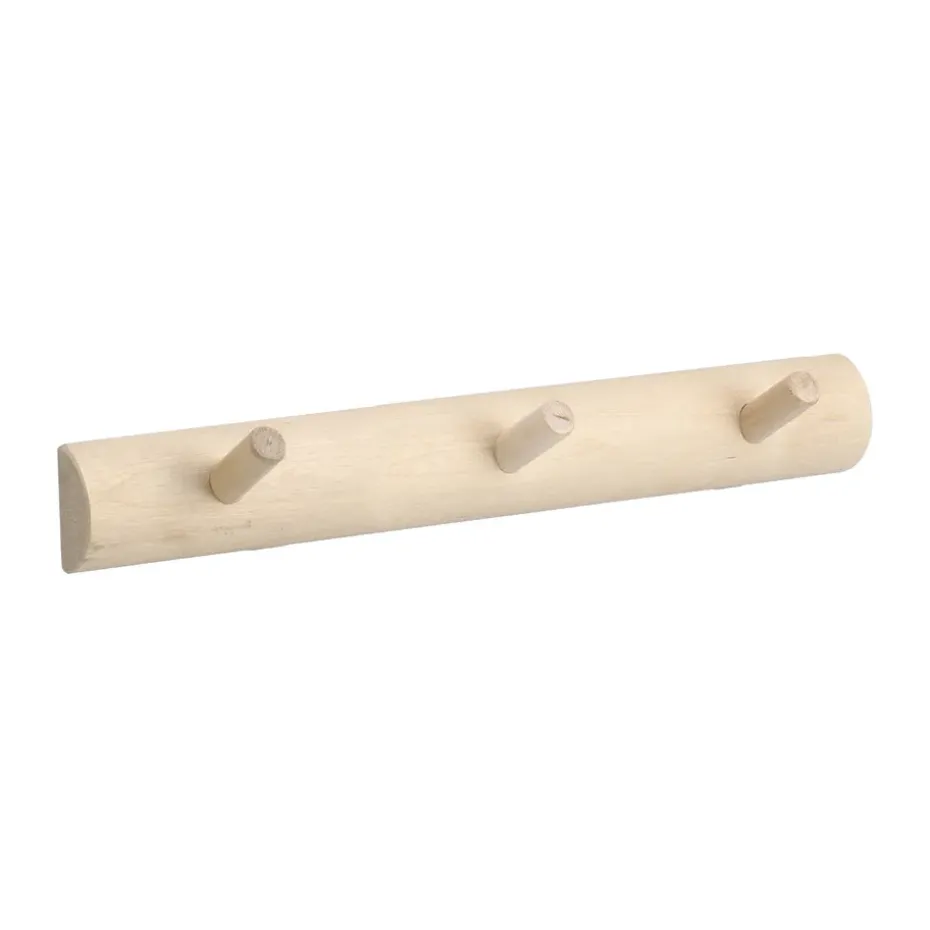 Allsarp hook rack 3 hooks, Birch