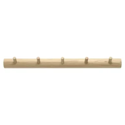 Allsarp hook rack 5 hooks, Oak