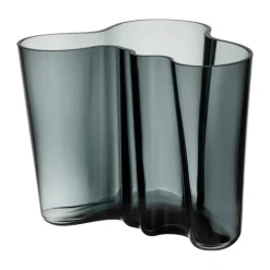 Alvar Aalto vase dark grey, 160 mm