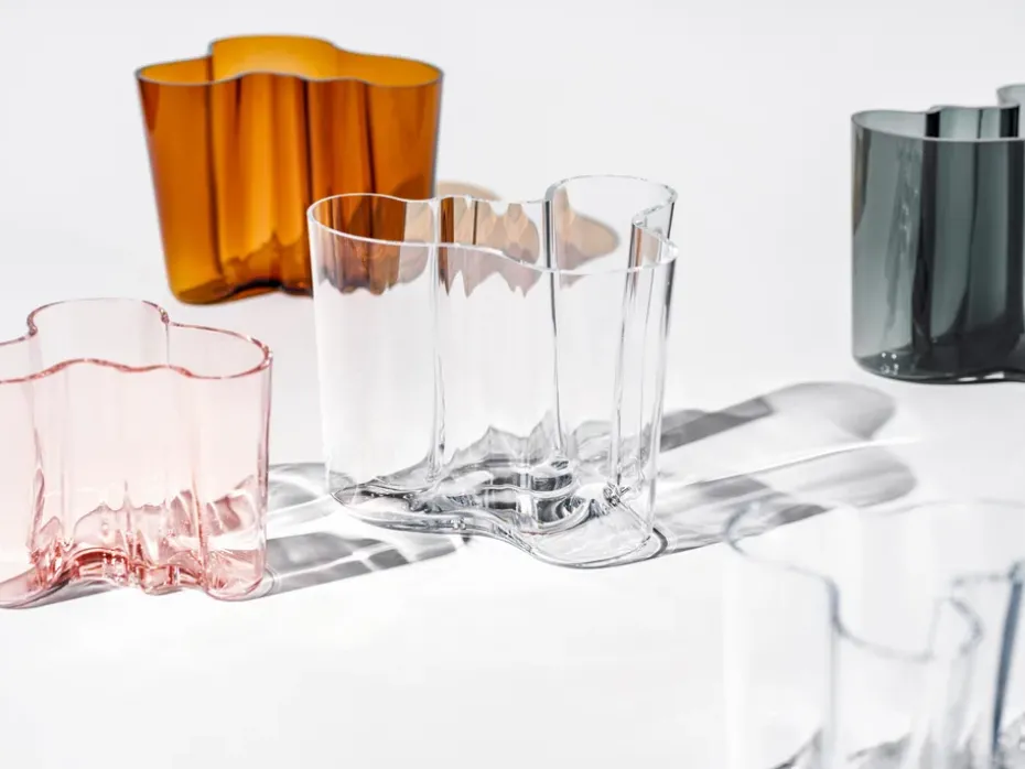 Alvar Aalto vase Savoy clear, 160 mm