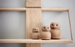 Andersen Owl wooden figure Medium, Oak