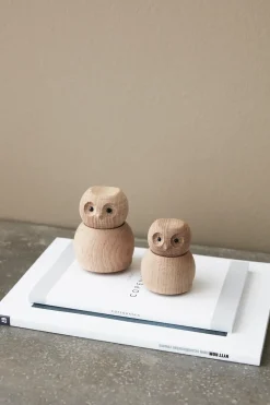 Andersen Owl wooden figure Medium, Oak