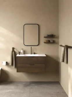 Andersen toilet paper holder, Dark Stain Matt Lacquer Ash