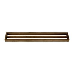 Andersen towel rack double 73,5 cm, Dark Stain Matt Lacquer Ash