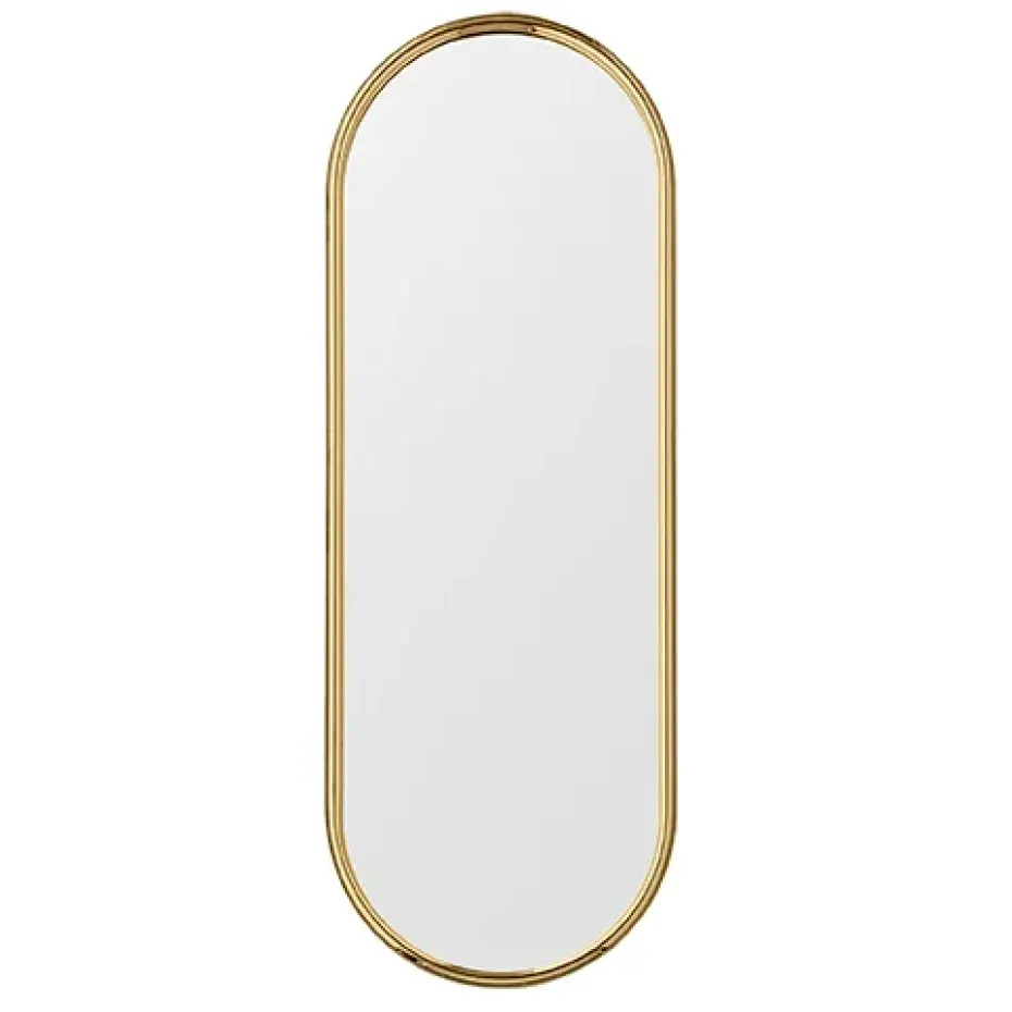 Angui mirror oval 108 cm, gold