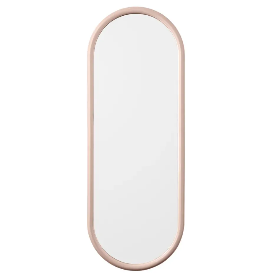 Angui mirror oval 78 cm, rose