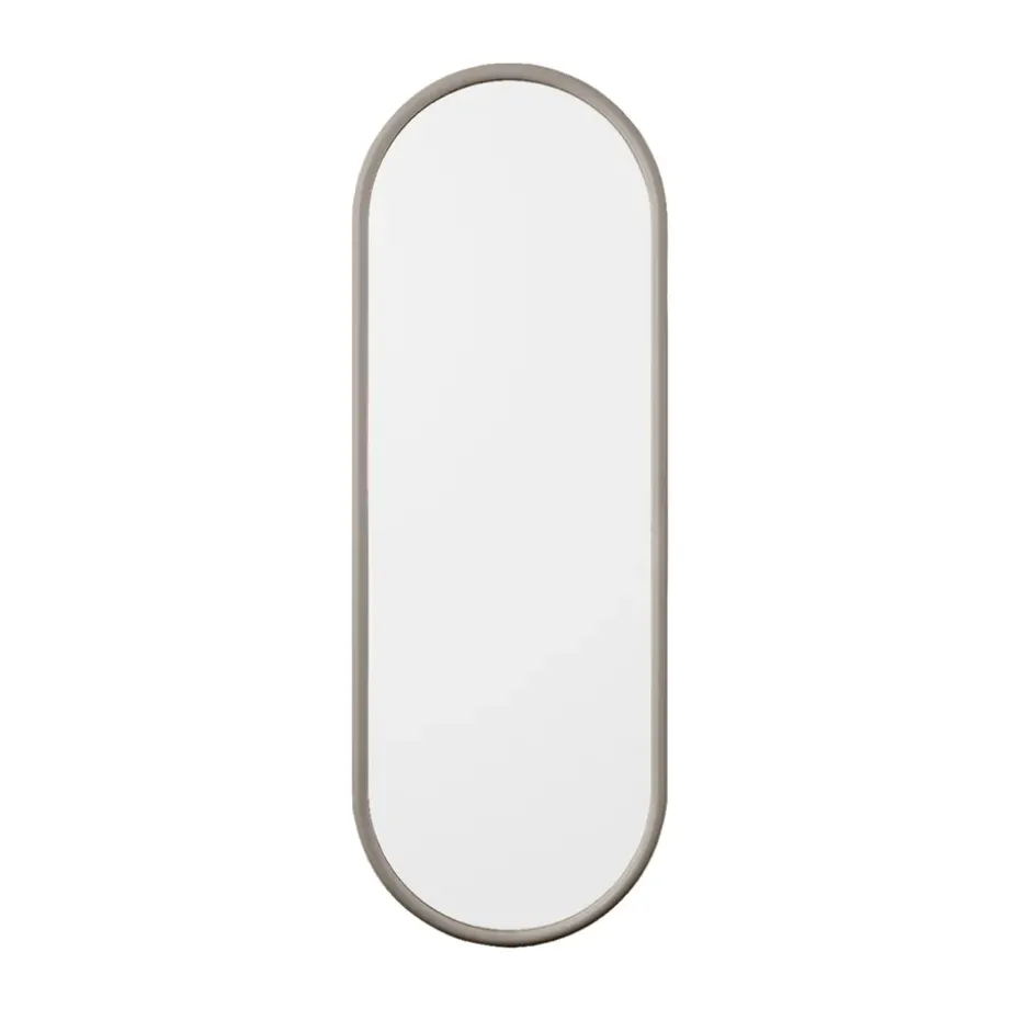 Angui mirror oval 108 cm, Taupe