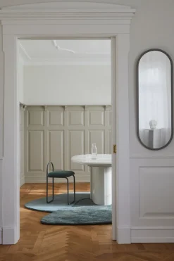 Angui mirror oval 108 cm, Taupe