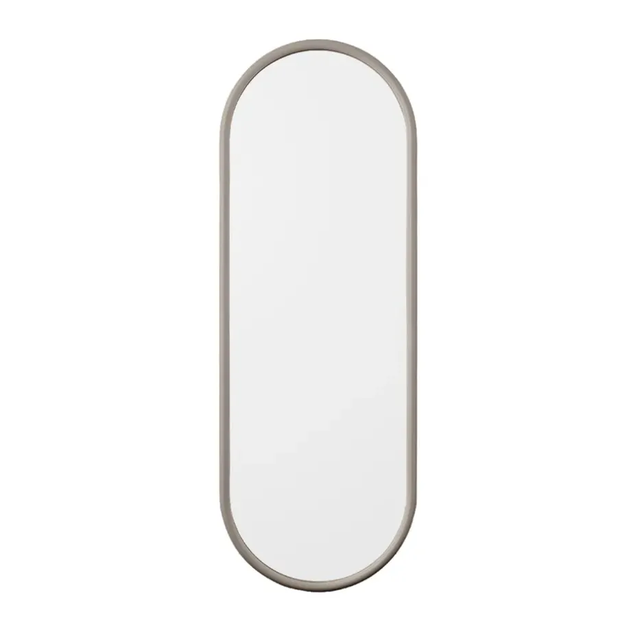 Angui mirror oval 78 cm, Taupe