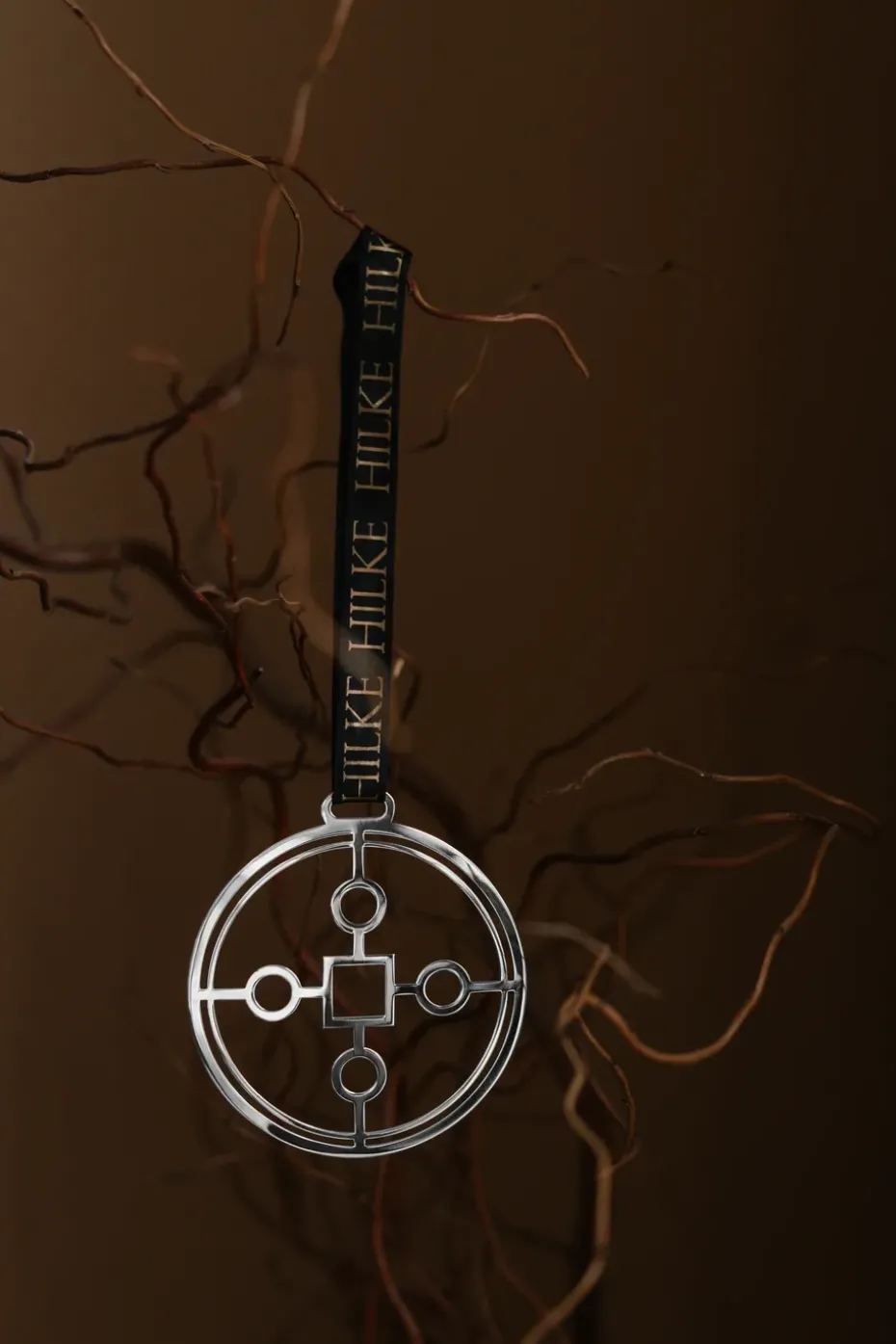 Anima Gemella 1 tree ornament, Nickel-plated brass