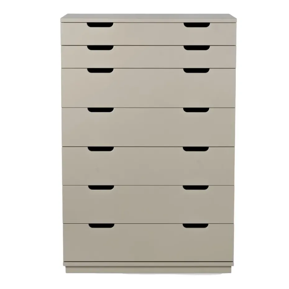 Aoko chest of 7 drawers, Beige