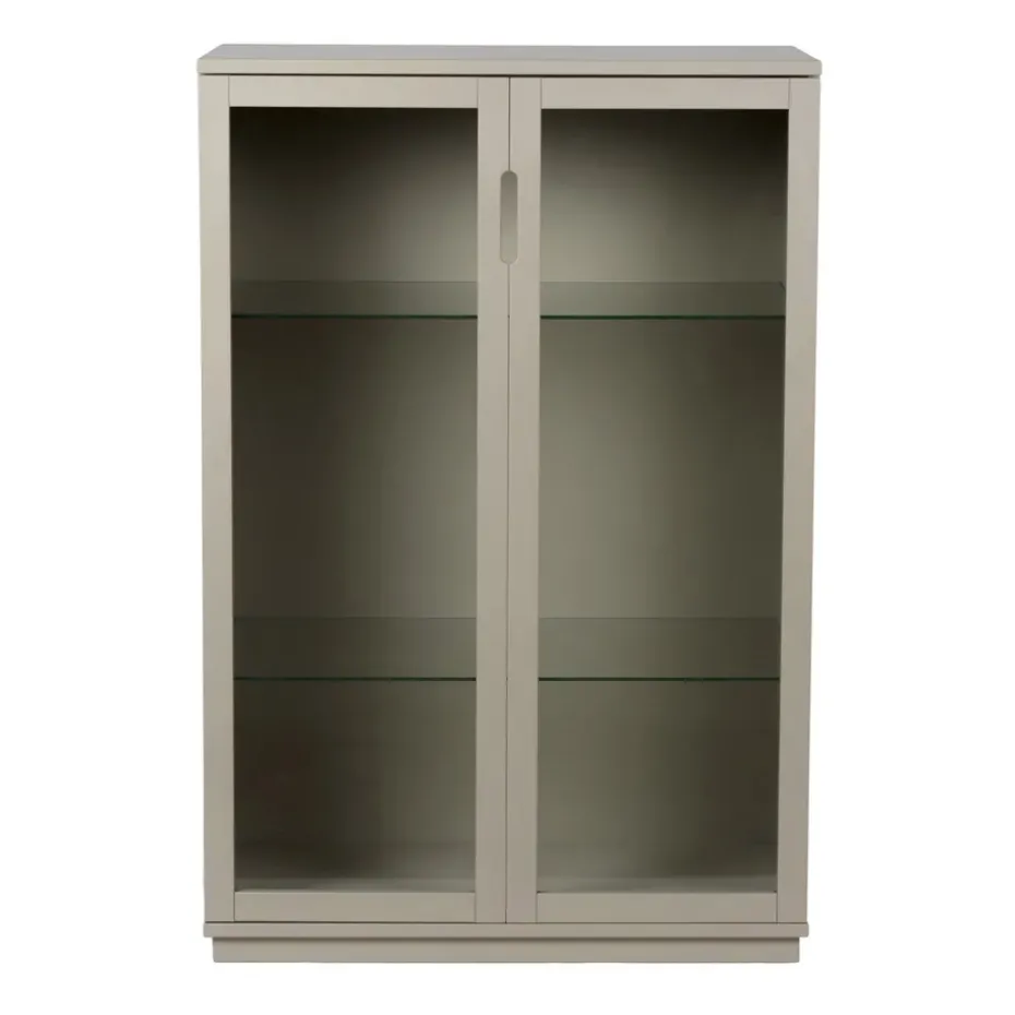 Aoko display cabinet 120 cm, Beige