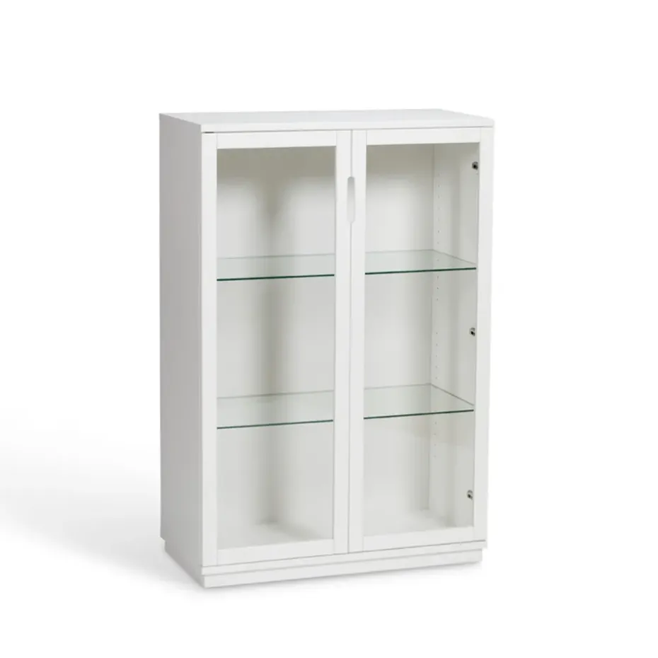 Aoko display cabinet 120 cm, White lacquer