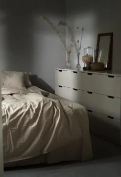 Aoko dresser double 6 drawers, Beige