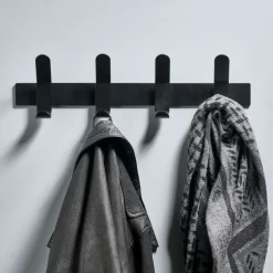 A-Rack, Black, 4 hooks