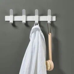 A-Rack, Soft grey, 4 hooks
