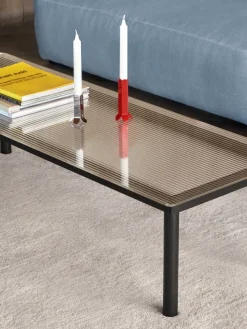 Arcs candle stick 9 cm, Mirror