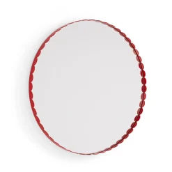 Arcs Mirror mirror Ø60 cm, Red