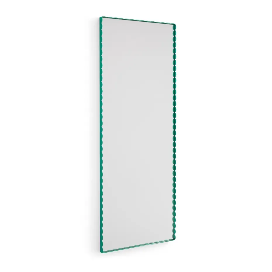 Arcs Mirror Rectangle M mirror 50x133.5 cm, Green