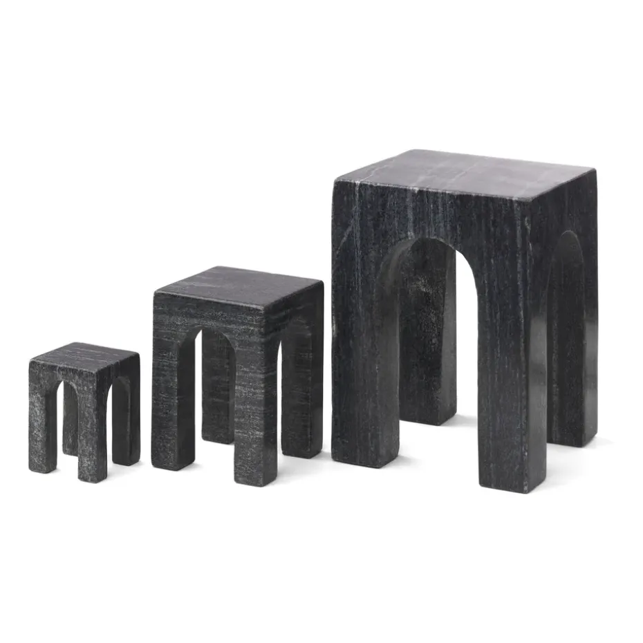 Arkis book end 3 pieces, Black