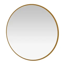 Around mirror Ø69.6 cm, Amber