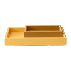 Arrange tray set 2 parts, Amber-acacia
