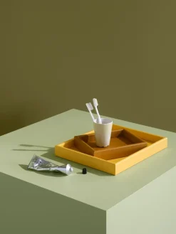 Arrange tray small 17.3x21.4 cm, Amber